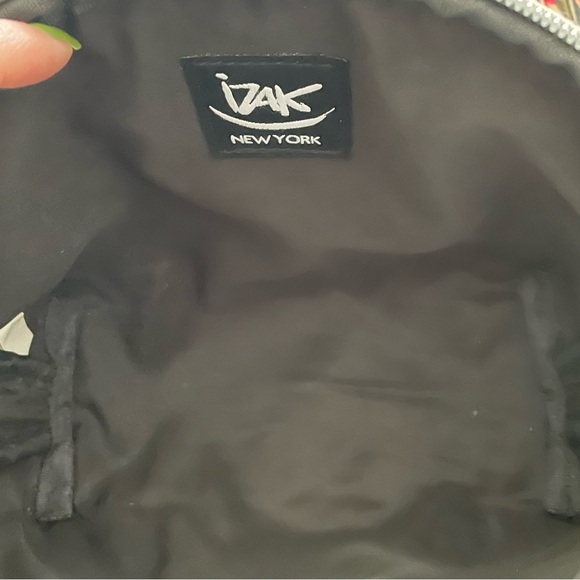 Izak New York Pink Red Lipstick Printed Cosmetic Case Zippered Bag - Picture 3 of 4